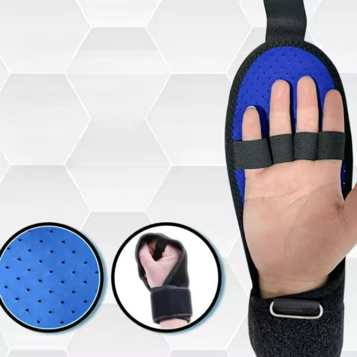 Tablero Corrector de dedo para inmovilización de dedos, soporte separado de tipo extendido, ortesis para dedo, muñeca, ajustable, transpirable - 1