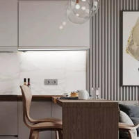 Luz LED con Sensor de movimiento PIR para debajo del armario, lámpara nocturna recargable por USB para cocina y interior, 12/23/40/60CM - details 12