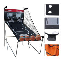 Automat-Aro de baloncesto para adultos y niños, juego de baloncesto para interiores, incluye bolas, puntuación electrónica - details 1