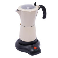 Moka Eléctrico de Aluminio 480W 300ML Ideal para Familias, Reuniones, Cafés, Oficinas - details 2