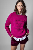 Sudadera con capucha bordada de algodón rosa para mujer, Jersey clásico francés de nicho ZV, 24 principios de otoño, nuevo - details 24