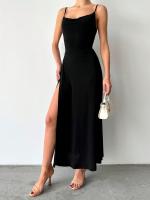 Vestidos elegantes para mujeres vestidos sencillos y de moda con tirantes medianos y largos - details 5