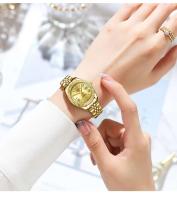 Reloj de Pulsera de Cuarzo Analógico NIBOSI Resistente al Agua, Diseño Delicado, Oro, Acero Inoxidable para Mujeres - details 13
