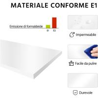 2 mesitas de noche para dormitorio con 2 cajones y estante, mesa auxiliar de sofá moderna, mueble de noche blanco de 40 x 30 x 60 cm - details 1