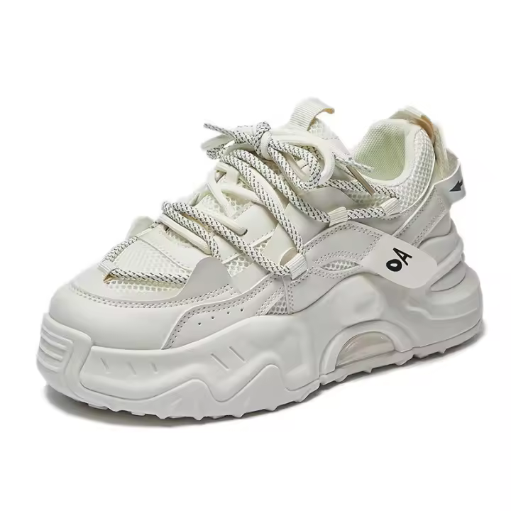 INS2025 nuevos zapatos deportivos para mujer, estudiantes, para correr, casuales, con suela gruesa y realzadora. - 1