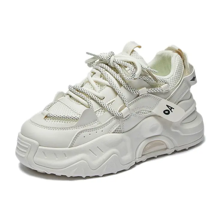 INS2025 nuevos zapatos deportivos para mujer, estudiantes, para correr, casuales, con suela gruesa y realzadora. - 1