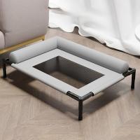 Camas elevadas de malla para mascotas, transpirables, extraíbles, con almohada, cama refrescante para perros, cama para gatos, para tomar el sol en el patio. - details 13