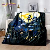 Manta de felpa suave con dibujos animados en 3D Kingdom Hearts, manta de franela para sala de estar, dormitorio, cama, sofá, Picnic, regalo para niños - details 3