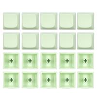 Teclas PBT en blanco para teclado mecánico, instalación de teclas de perfil 1U XDA, 20 piezas, envío directo - details 12