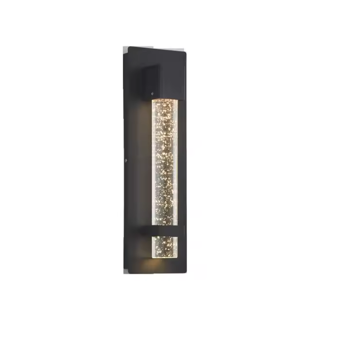 Lámpara LED de pared impermeable para exteriores, moderna y minimalista, de cristal, IP65, para balcón, pasillo, patio - 1