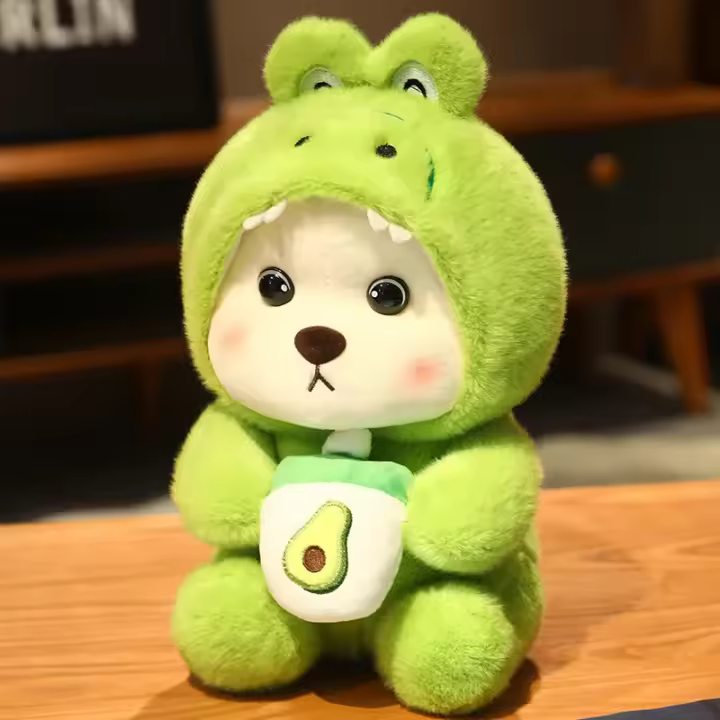 Peluche de Cocodrilo Kawaii Juguete Suave de Panda Muñeca Animal Encantador - 1