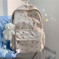 Mochila de viaje para estudiantes, Bolsa Escolar de gran capacidad con estampado para niñas - details 0