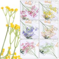 Plantas artificiales de Gypsophila para decoración del hogar, adornos florales realistas para aliento de bebé, bricolaje, 108 cabezas - details 6