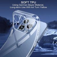 Funda de TPU transparente ultrafina para iPhone 16 Pro Max 15 14 13 11 12 Pro Max Plus Mini X XR XS Max Funda de silicona transparente - details 1