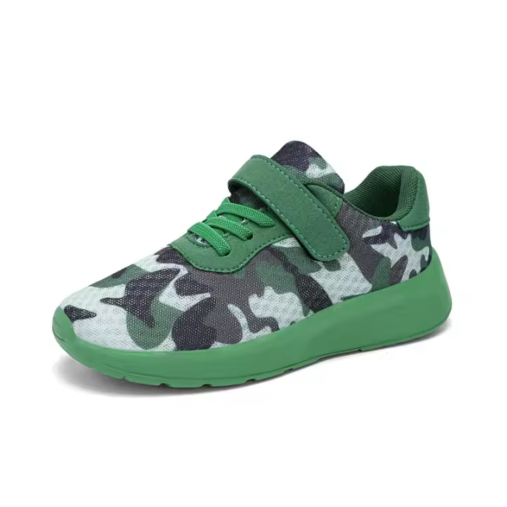Zapatillas de deporte de camuflaje a la moda para niños, zapatos deportivos transpirables para niños, zapatos ligeros y cómodos para correr, zapatos de tenis para niños - 1