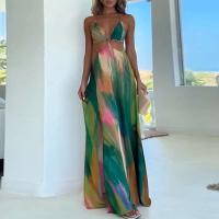 Elegante Vestido de Playa de Vendaje para Mujer Cintura Ajustada, Espalda Descubierta, Colorido para el Verano - details 2