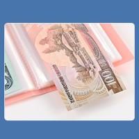 Álbum de colección de 100 billetes de gran capacidad, libro de almacenamiento de dinero impermeable a prueba de polvo, libro de tarjetas de billete de hoja interior de estilo coreano - details 11