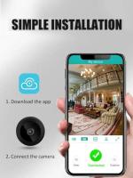 Cámara de Vigilancia inalámbrica para el hogar, Monitor de seguridad para exteriores e interiores, WiFi, Min - details 5