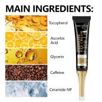 Crema para ojos con cafeína, colágeno, antiarrugas, reafirmante, aclara las líneas finas, las ojeras, elimina las bolsas y ilumina el cuidado de los ojos - details 3