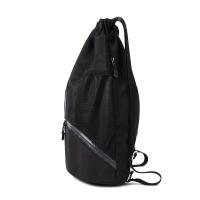 [SEYATULLH, Mochila deportiva de yoga de alta capacidad] SEYATULLH Mochila deportiva y de yoga de alta capacidad - Mochila de gimnasio duradera con cordón de nailon, separación de ropa seca/mojada, cierre con cordón, bolsillos con cremallera - Ideal para - details 3