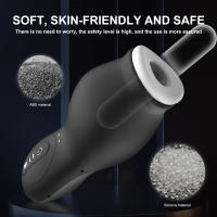Masturbador masculino de bolsillo automático, potente masajeador de succión al vacío, mamada vibratoria, succión, Juguetes sexuales hine para hombres - details 7