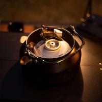 Tetera de 0,8 litros, olla ultra de acero inoxidable 304, VIES para exteriores y cafetera ligera para acampar - details 1