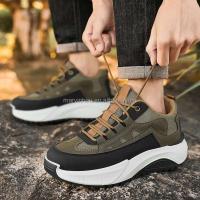 Dropshipping logo cómodo estilo de caminar grueso para hombres, zapatos casuales antideslizantes y duraderos - details 10