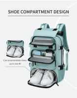 Mochila de viaje de gran capacidad para mujer, bolsa de equipaje multifuncional ultraligera, bandolera de mano, mochila de viaje para hombre - details 26