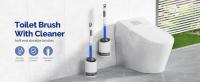 Cepillo De Inodoro De Silicona Con Asa Larga De 40cm Recargable Y Accesorios De Limpieza De Baño Montados En La Pared Material TPR Duradero - details 0