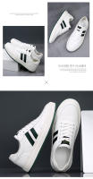 Zapatos de cuero, zapatos casuales para hombre, versión coreana de zapatos blancos versátiles de moda. - details 2