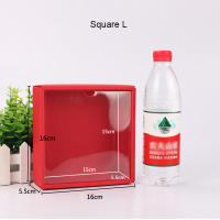 Cajas de Regalo de Papel Kraft Blanco 10Pcs con Ventana de PVC Transparente - details 7