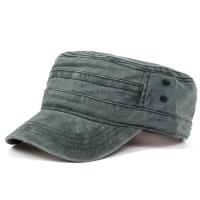 Gorras y sombrero lavados clásicos Vintage con parte superior plana para hombre, gorra ajustable ajustada más gruesa, sombreros militares cálidos de invierno para hombres - details 7