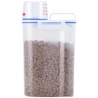 Recipiente de Almacenamiento de Plástico para Alimentos de Mascotas con Capacidad de 1.5kg/2kg con Taza de Medición a Prueba de Humedad y Sellado Accesorios para Mascotas - details 2