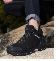 Zapatos de senderismo para hombre, botas de montaña al aire libre, escalada, otoño e invierno, zapatillas de goma - details 13