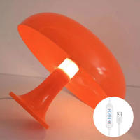 Lámpara de escritorio de hongo, decoración nórdica, sala de estar simple, mesita de noche, lámpara de escritorio creativa USB - details 7