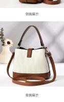 Bolso de hombro diagonal de gran capacidad para mujer de alta gama, cierre de cremallera moderno, diseño y producción 21419 PU - details 17
