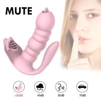Leten-vibradores consoladores portátiles para mujer, estimulador de clítoris y vagina para lamer la lengua, juguetes eróticos de succión Oral para mujer, sexo hine - details 4