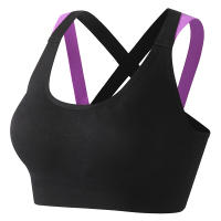 Sujetador deportivo de impacto transpirable sin costuras para mujer, ropa interior femenina de realce, bralette deportivo para gimnasio, Yoga y Fitness - details 4