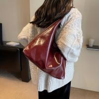 Bolso de mano rojo de gran capacidad, de estilo Vintage de PU bolso de hombro, monedero nupcial elegante, 1 unidad - details 6