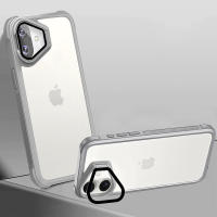 Funda de Cuero con Soporte Acrílico y Táctil para iP16 Pro Max 15 14 16 Plus - details 4