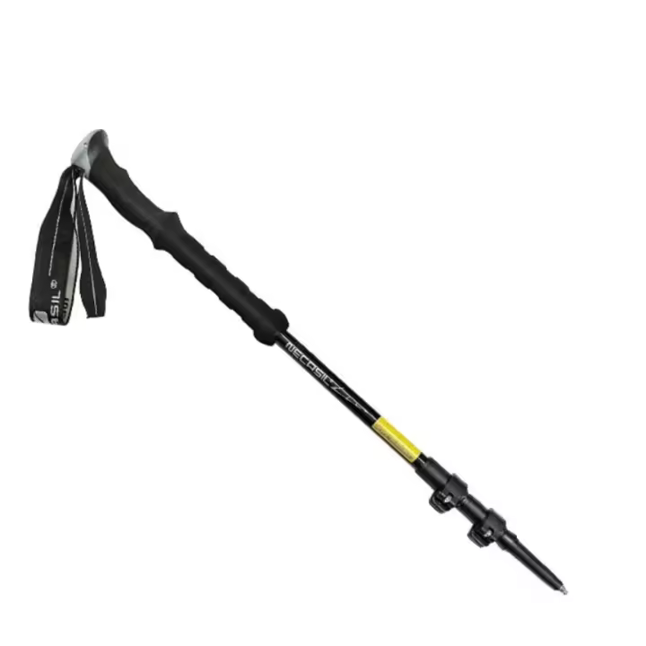 Bastón de Trekking ajustable de 62-135cm de longitudinal, alineación de Madera de alta resistencia, accesorio para senderismo - 1