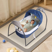 Cuna eléctrica Cuna de bebé Cuna eléctrica Cuna de bebé Columpio automático inteligente Bluetooth Cuna con control remoto para bebés entre 0 y 12 meses - details 4