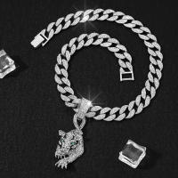 Collar De Leopardo Y Guepardo Con Colgante De Animal Estilo Hip Hop Joyería Europea Y Americana Adorno Para Amantes Del Rock - details 5