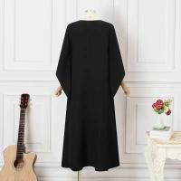 Vestido largo bohemio de talla grande 5XL VONDA para mujer, vestido veraniego largo estampado con mangas acampanadas y volantes, Vestidos de fiesta informales sueltos 2024 - details 5