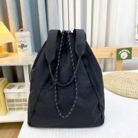 Mochila de nailon de gran capacidad con asa, bolso de hombro con cordón doble, mochila deportiva multifuncional impermeable - details 8