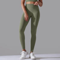 Pantalones de yoga sin costuras para mujer, ropa deportiva Fiess, leggings de cintura alta, pantalones de ejercicio para correr, 11 colores - details 19