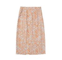 SIYANG Vintage estampado lateral anillo decoración mujer moda Split Midi faldas femeninas elegantes fondos - details 2