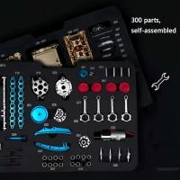 Reloj de péndulo de gravedad Galileo de 91 piezas - Kit de montaje de bricolaje de metal 3D |   Juguete educativo de vapor de aleación y acero inoxidable - details 5