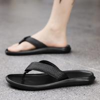 Zapatillas de Hombre para el Verano Estilo Plano de Piel de Vaca con Clip de Dedos para Uso al Aire Libre y Playa - details 2