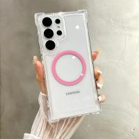 Funda de Armadura Transparente Magnética para Samsung Cubierta Protectora de Choque Reforzada con Corners de Lujo Ultra - details 6